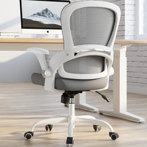 Vista 12 de TRALT Silla de oficina – Silla de oficina ergonómica con soporte trasero, sillas de escritorio de oficina en casa, asiento ancho de 330 libras, Negro