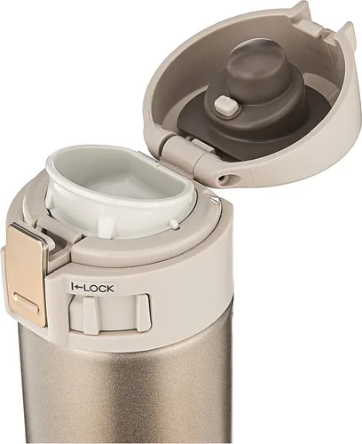Vista 2 de Zojirushi Taza de acero inoxidable, 16 onzas, oro champán