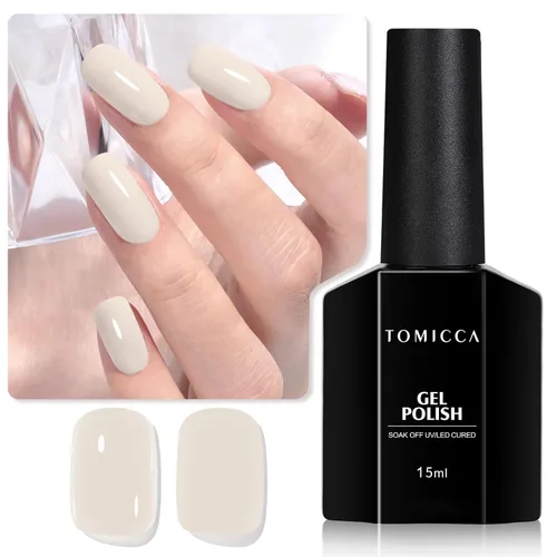 Vista 28 de TOMICCA Esmalte de uñas de gel marrón café, 0.5 onzas líquidas, esmalte de uñas de secado con LED UV para arte de uñas, manicura en casa, otoño e