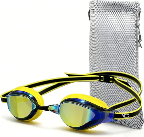 Vista 9 de Gafas de natación, gafas de natación, gafas de natación profesionales, antivaho sin fugas, gafas de natación de visión amplia