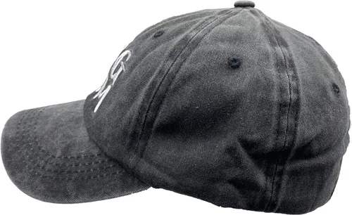 Vista 47 de Splash Brothers - Gorra de béisbol, unisex, diseño vintage, ajustable, de mezclilla de algodón