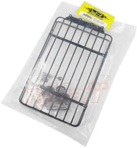 Vista 2 de Yeah Racing Soporte de techo de metal con LED blancos para TRX-4 Bronco Axial SCX10 II Cherokee Jeep #TRX4-059