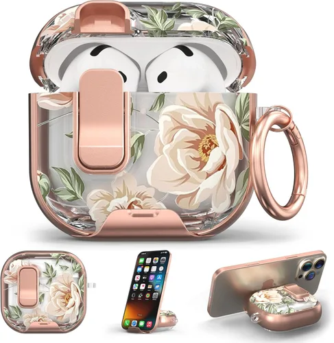 Vista 12 de Funda para Apple AirPods Pro 3 2025 con bloqueo de seguridad y soporte para negro - p