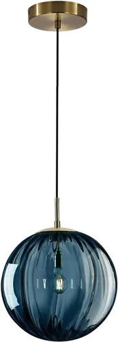 Vista 15 de KCO Iluminación Moderna de Mediados de Siglo Lámpara Colgante de Globo de 3 Luces Lámpara Colgante de Latón Dorado Lámpara Colgante de Luz Múltiple