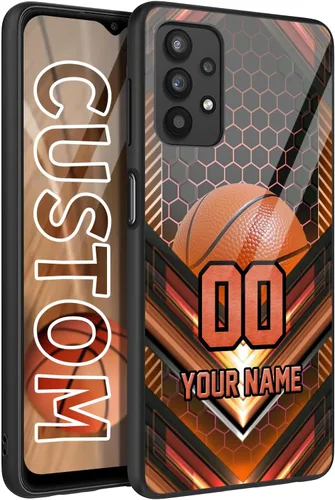 Vista 12 de Funda de goma personalizada con diseño de bandera de Estados Unidos para Galaxy A16/A15/A25/A14/A54/A53/ A03S/A02S América Fuego