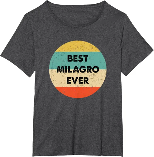 Vista 25 de Camiseta Milagro Name, Negro