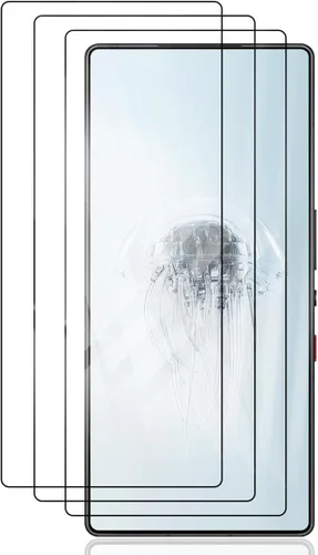 Vista 52 de 1 protector de pantalla de vidrio templado compatible con Nintendo Switch 2, dureza 9H, arañazos, película transparente HD, fácil de instalar