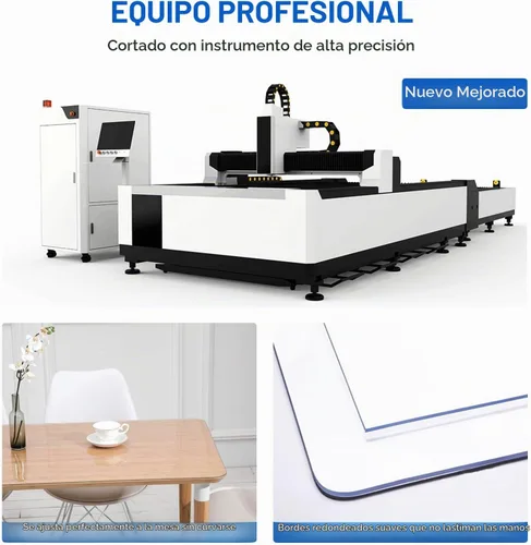 Vista 5 de Nueva versión de 12 x 24 pulgadas, multitamaño de 1.5mm de grosor, cubierta de mesa de PVC transparente, protector de cubierta de mesa rectangular