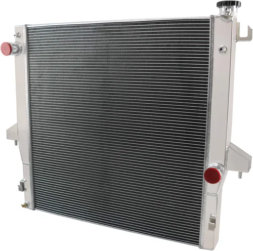 Vista 2 de Radiador de aluminio de 4 filas para Dodge Ram 2003-2010 2007 2500 3500 5.9L 6.7L CUMMINS