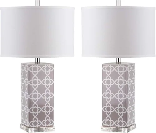 Vista 7 de Safavieh Lighting Collection - Lámpara de mesa (2 unidades), color amarillo
