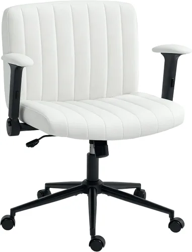 Vista 10 de HOMCOM Criss Cross - Reposabrazos abatibles para silla de oficina Beige