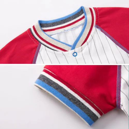 Vista 4 de pureborn Mameluco de una sola pieza para bebés, niños y niñas, ropa de verano de 0 a 24 meses