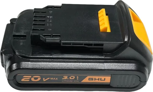 Vista 4 de GHU DCB201 20V Herramientas Batería 3.0Ah Reemplazo para DeWalt 20V Batería DCB201 DCB203 DCB206 DCB207 Herramientas eléctricas inalámbricas