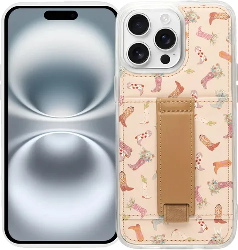 Vista 85 de Fundas Walli para iPhone 13, funda tipo cartera con soporte para tarjetas, elegante y moderna cubierta para mujeres, se ajusta al iPhone 13