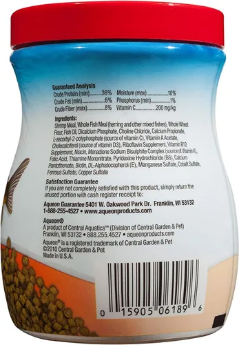 Vista 2 de Aqueon Shrimp Pellets - Alimento para pescado, 6.5 onzas cada uno