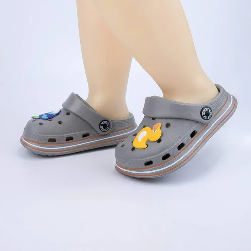 Vista 6 de Casazoe Zuecos de agua para niños y niñas pequeños, sandalias de agua sin cordones, ligeras, para exteriores, verano, playa, piscina
