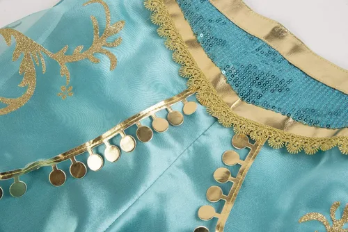 Vista 5 de Disfraz de princesa KuKiee para niña, traje para fiesta temática de Halloween