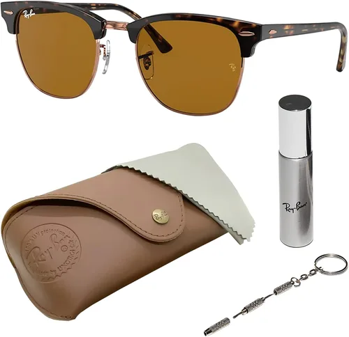 Vista 14 de Ray-Ban RB3016 CLUBMASTER CLASSIC - Gafas de sol de forma cuadrada con kit oficial de gafas
