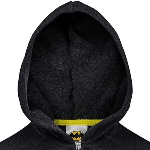 Vista 3 de DC Comics Justice League Batman - Sudadera con capucha para niños pequeños a grandes Metálico