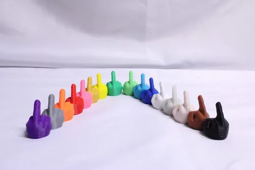 Vista 2 de 5 tapas de válvula de dedo medio, 16 colores, fabricadas en Estados Unidos