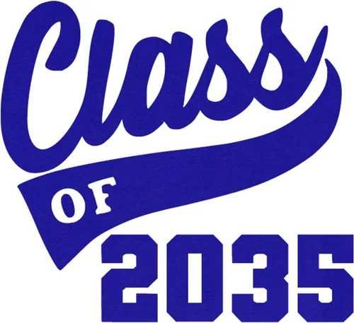 Vista 21 de Senior 2035 Iron On Transfer for Shirts, Black
