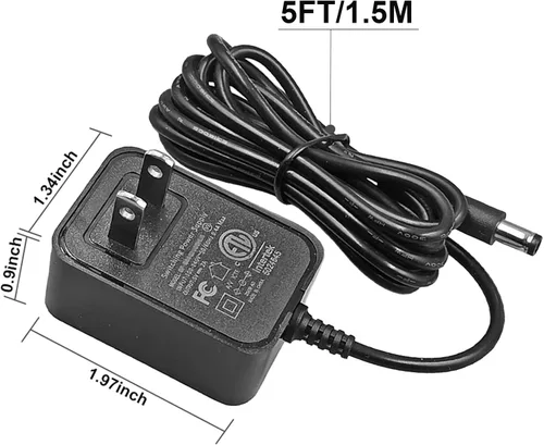 Vista 6 de Adaptador de corriente de repuesto para Yealink Phone PS5V2000US Fuente de alimentación compatible con Yealink T29G T54W T46U T46S T57W T48S T53W