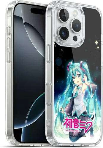 Vista 191 de Head Case Designs Licencia Oficial Hatsune Miku Gráficos Lindos Carcasa de Gel [Protección de Grado Militar] Compatible con Apple iPhone 7