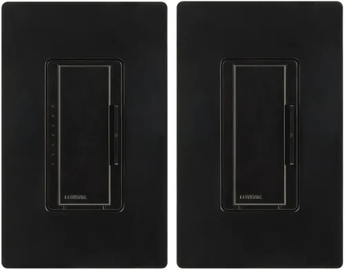 Vista 19 de Lutron - Interruptor de atenuación Maestro LED+ para bombillas LED regulables, halógenas e incandescentes, 150 W/unifolar o multiubicación, Biscuit