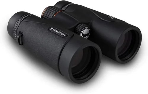 Vista 3 de Celestron 71400 Binoculares para rastrear, color verde militar.