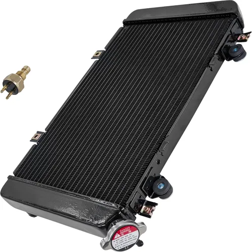 Vista 6 de Caltric Radiador delantero con sensor compatible con Kawasaki KAF950 Mule 3010 Diesel 4X4 2003 2004 2005 2006 2007