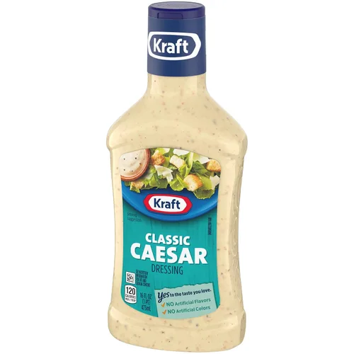 Vista 6 de Kraft Aderezo clásico para ensalada César (botellas de 16 onzas líquidas, paquete de 6)