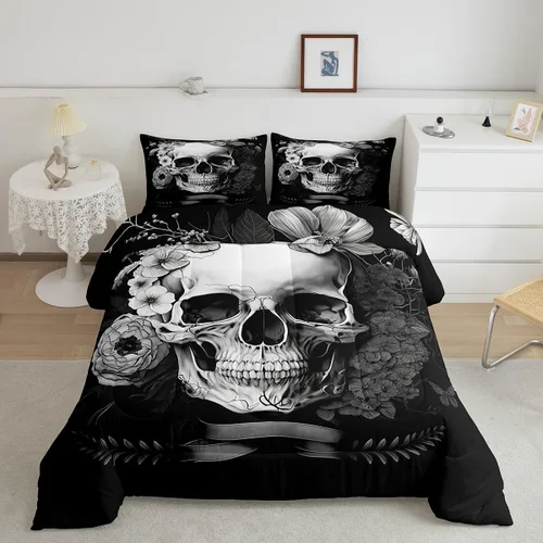 Vista 17 de Erosebridal Juego de ropa de cama individual de animales del zoológico para niños, lindo juego de edredón de animales salvajes de dibujos animados