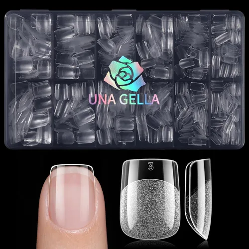 Vista 11 de UNA GELLA Pegamento de uñas de gel 6 en 1 para puntas de uñas transparentes