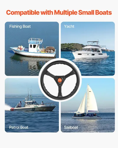 Vista 8 de Kit de Sistema de Dirección para Barco VEVOR