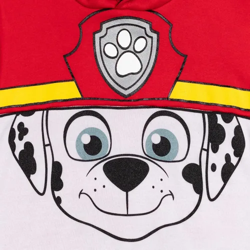 Vista 2 de Paw Patrol Chase Marshall Rubble Zuma - Sudadera con capucha de forro polar para niños pequeños, Metálico