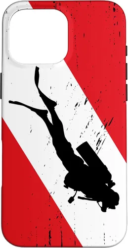 Vista 17 de Funda de buceo para iPhone 17, regalos de buceo, diseño vintage de buceo