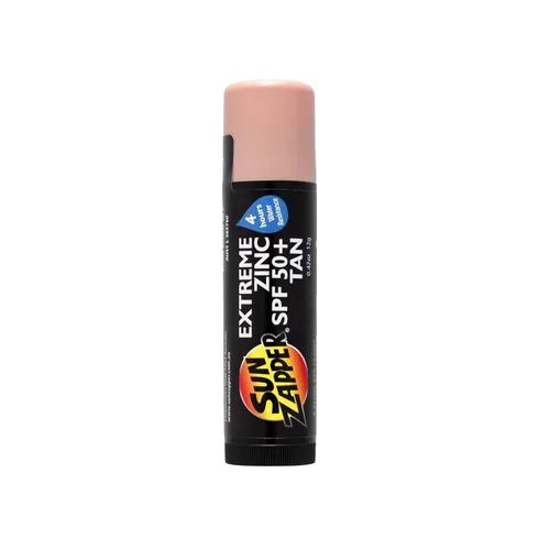 Vista 2 de Sun Zapper Barra de zinc SPF 50 + protector solar mineral de óxido de zinc para rostro (tono de piel medio)