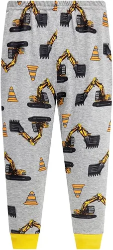 Vista 5 de Pijama para niños pequeños de manga larga, 100% algodón, 2 piezas, para niños de 1 a 10 años