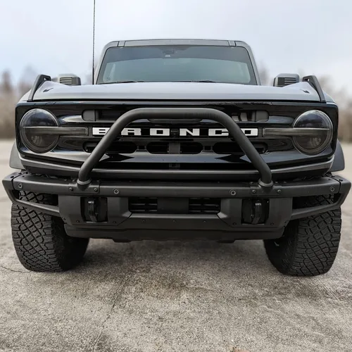 Vista 5 de SlickMod Tinte de humo de vinilo precortado para faros Ford Bronco 2021-2023 (20% humo oscuro, 1. faro)