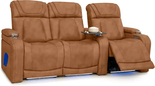 Vista 15 de Seatcraft Caliente Asiento de cine en casa Tabaco Sillón Individual