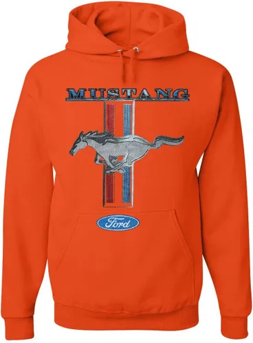 Vista 4 de Tee Hunt Ford Mustang Classic Sudadera con capucha GT Cobra Boss 302 Mach 1