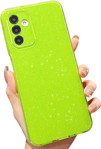 Vista 102 de MINSCOSE Funda compatible con Samsung Galaxy A14 5G, bonita funda delgada con purpurina fina, a prueba de golpes, de TPU para mujeres y niñas