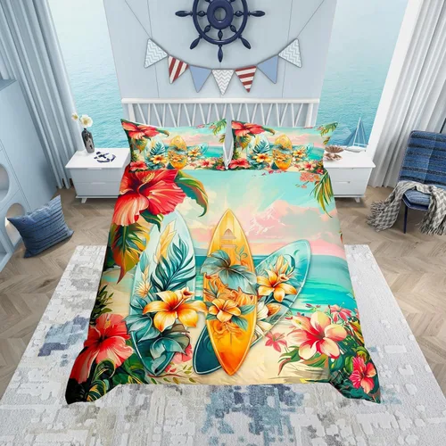 Vista 36 de Manfei Juego de ropa de cama de silueta de ciervo, tamaño individual, funda de edredón con patrón de flechas y cuernos con 1 funda de almohada