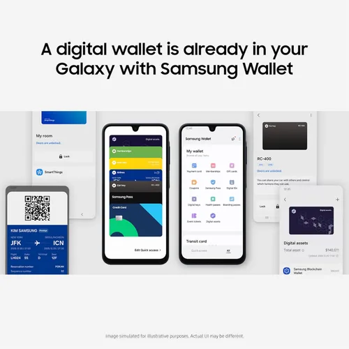 Vista 6 de Samsung Teléfono celular Galaxy A16 5G de 128 GB, teléfono inteligente Android desbloqueado, pantalla AMOLED grande, diseño duradero, carga súper