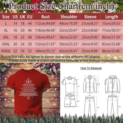 Vista 4 de Camisa de Navidad para hombre camiseta básica con gráfico feo de Navidad camiseta casual de manga corta cuello redondo disfraz de fiesta para adultos