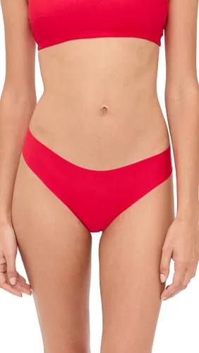 Vista 6 de Tanga de tiro medio de mantequilla Beige