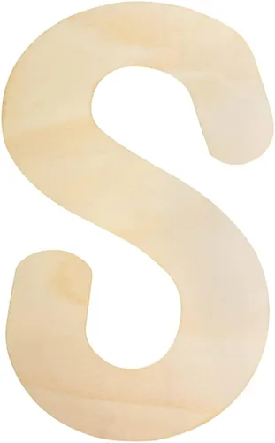 Vista 24 de Letras de madera sin terminar de 12 pulgadas, letra A de madera grande para decoración de pared