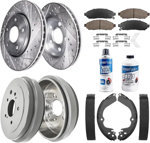Vista 36 de Detroit Axle - Kit de freno trasero para Chevy GMC Silverado Sierra Suburban 1500 Yukon Tahoe Avalanche Cadillac Escalade Pinza de freno de disco