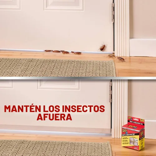 Vista 4 de Flex Seal Cinta de Sellado contra Corrientes de Aire y Aislamiento, Flexible, de Goma, Tira Resistente a la Intemperie para Ventanas, Puertas