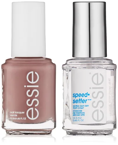Vista 7 de essie Kit de esmalte de uñas y capa superior Speed Setter, sin puntada, Sin puntada + capa superior Speed Setter